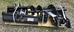 (9) MIVA Mini Excavator Attachments