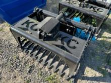 112 Mini Universal Attach Skid Steer 48in Single Grapple