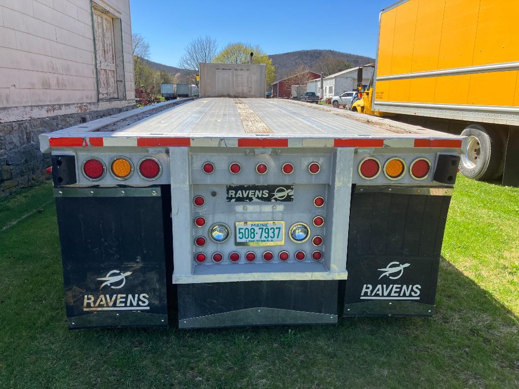 8 1985 Ravens 48ft x 96in Aluminum Air Ride Trailer