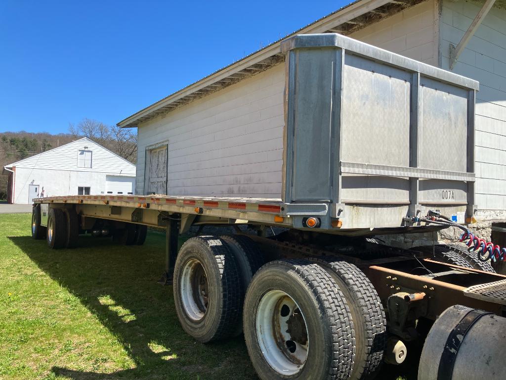 8 1985 Ravens 48ft x 96in Aluminum Air Ride Trailer