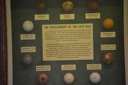 “The Development OF The Golf Ball” Shadow Box Framed Wall Decor