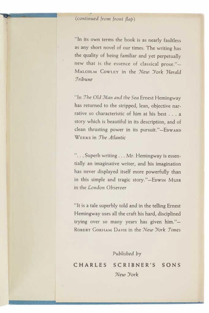 Ernest Hemingway (1899-1961) Novel Collection