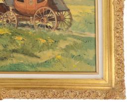 Original Montana Sheryl Bodily b.1936 Oil Painting