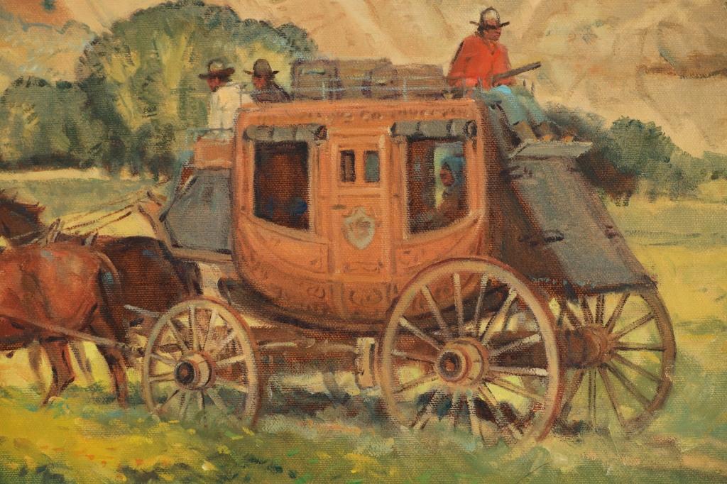 Original Montana Sheryl Bodily b.1936 Oil Painting