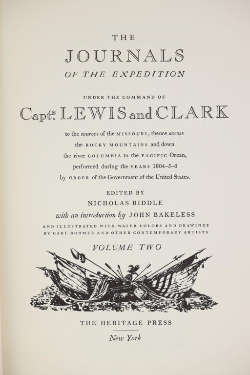 1st Ed Journals Of The Expedition Of Lewis & Clark