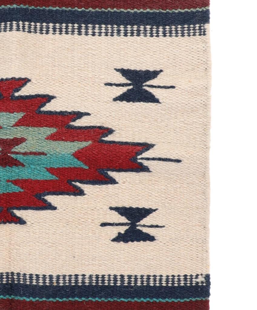 Zapotec Hand Woven Southwestern Wool Rug