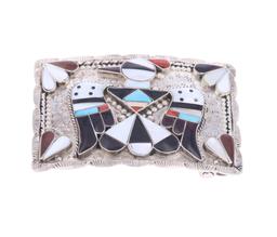 Zuni Bobby & Corraine Shack Inlaid Mosaic Buckle