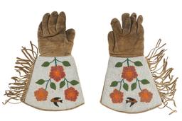 C. 1890- Plateau Gauntlet Gloves - L.A. Huffman