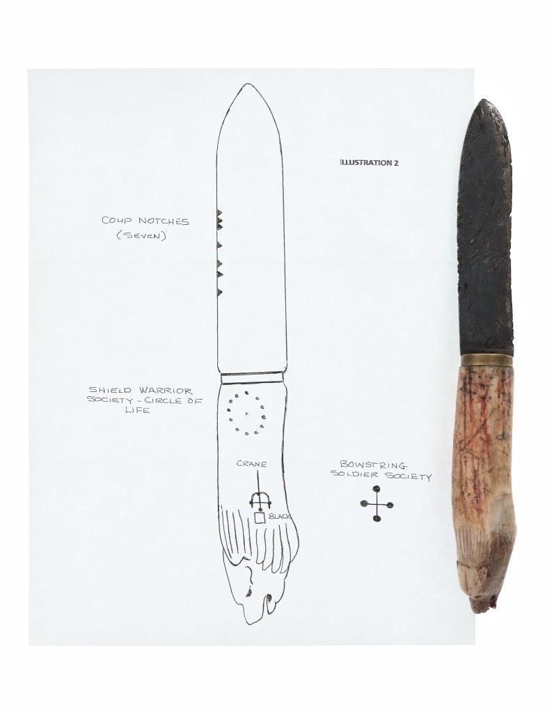Black Crane General Miles Scout Meteorite Knife