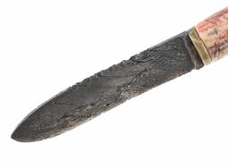 Black Crane General Miles Scout Meteorite Knife
