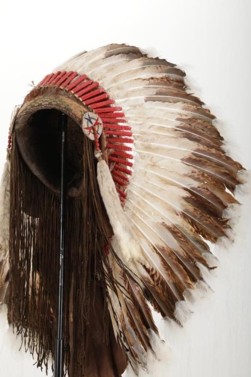 Lakota Sioux John Young Buck Feather Headdress