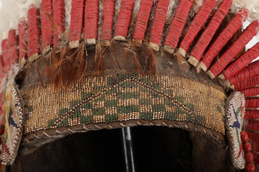 Lakota Sioux John Young Buck Feather Headdress