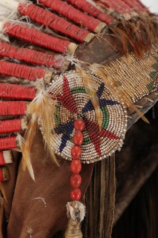 Lakota Sioux John Young Buck Feather Headdress