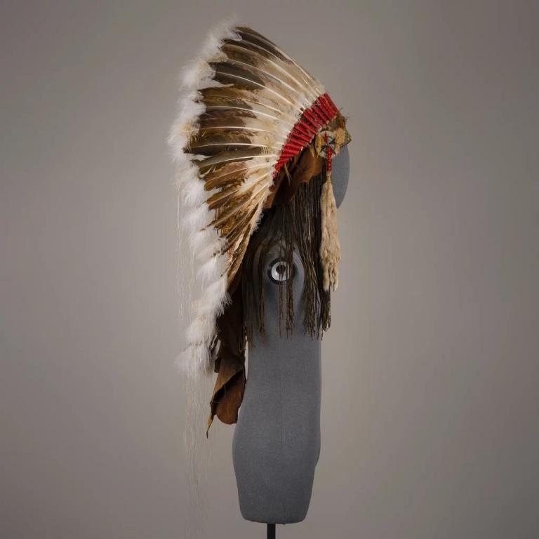 Lakota Sioux John Young Buck Feather Headdress