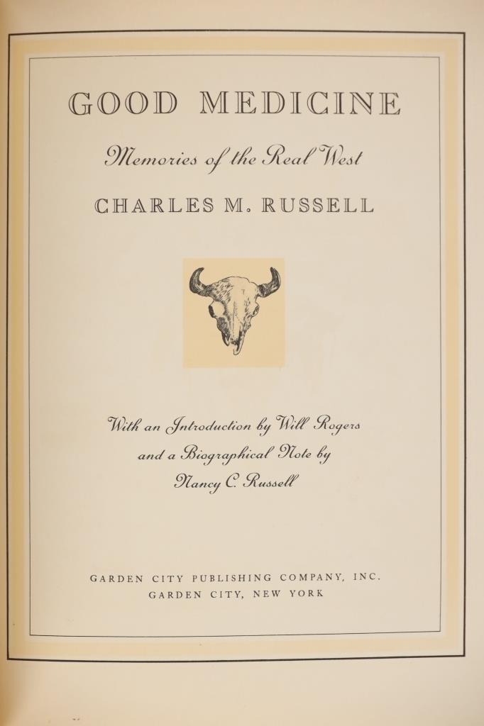 1930 "Good Medicine" Charles M. Russell