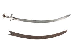 18th - 19th C Mughal Indian Tulwar Battle Sword