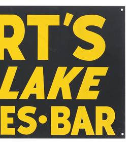 Boisvert's McGregor Lake Advertisement Sign MT