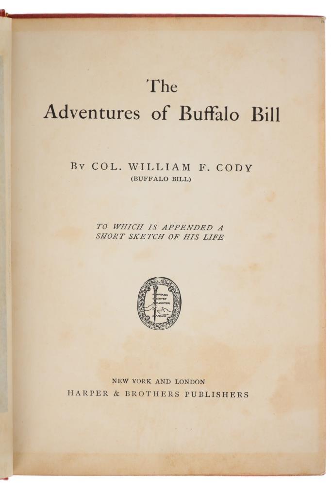 1st Edition "Adventures of Buffalo Bill" 1904