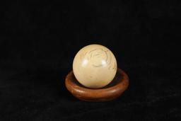 Solid Ivory Decorative or Billiard Balls 19th C.