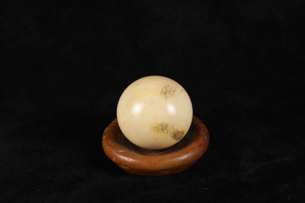 Solid Ivory Decorative or Billiard Balls 19th C.