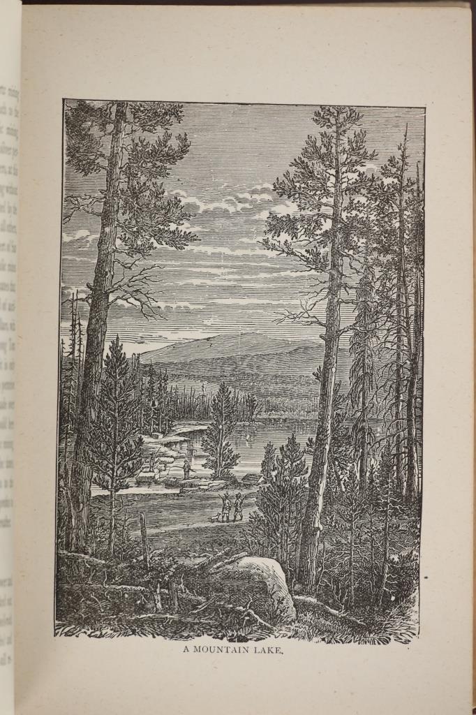 1888 Illustrated Digging Gold Among the Rockies