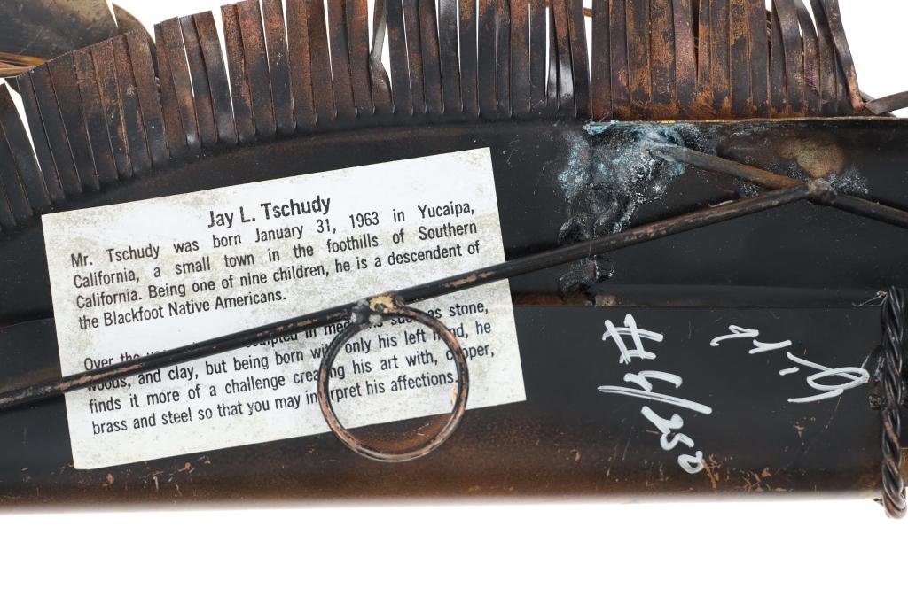 Jay Tschudy Frontier Trade Knife Metal Art