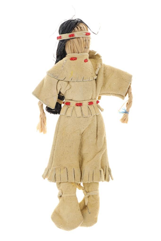 Native American Pipe, Pipe Bag, & Child's Doll