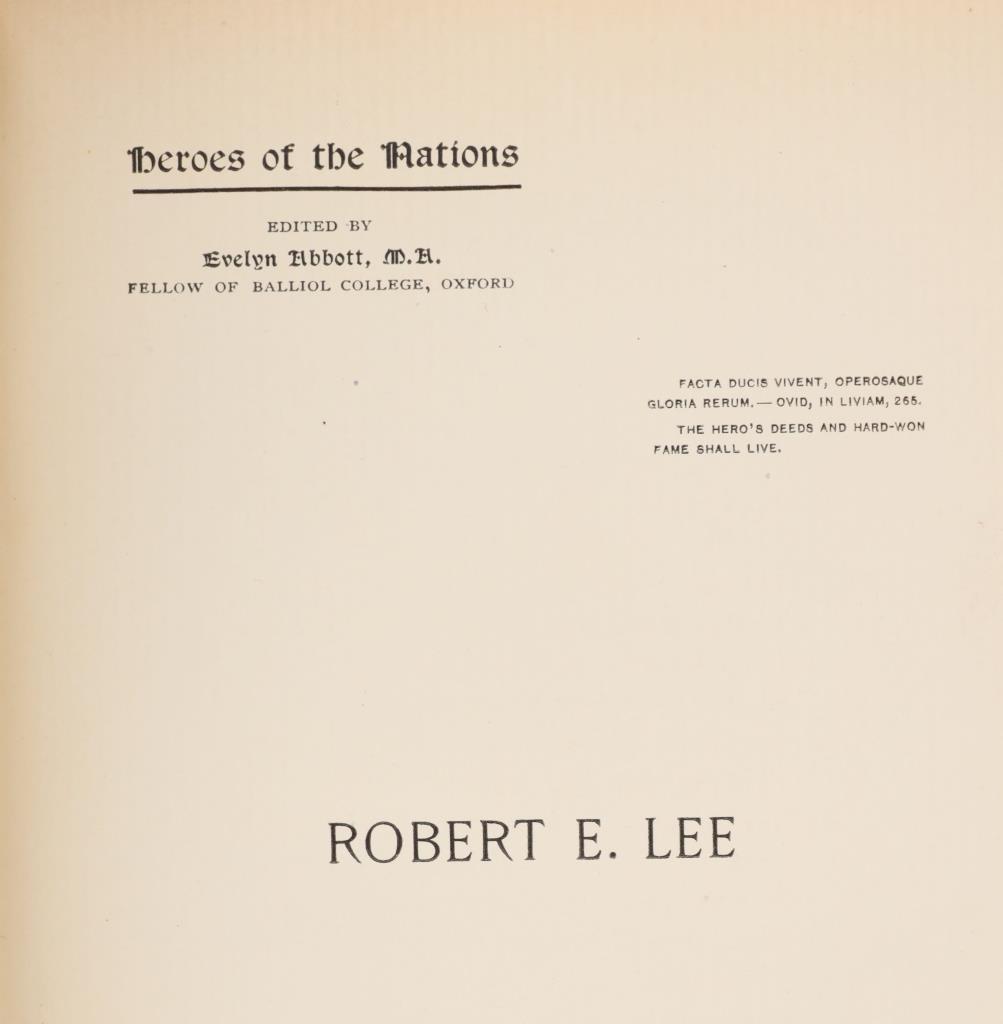 Robert E Lee and the Southern Confederacy, 1st Ed.