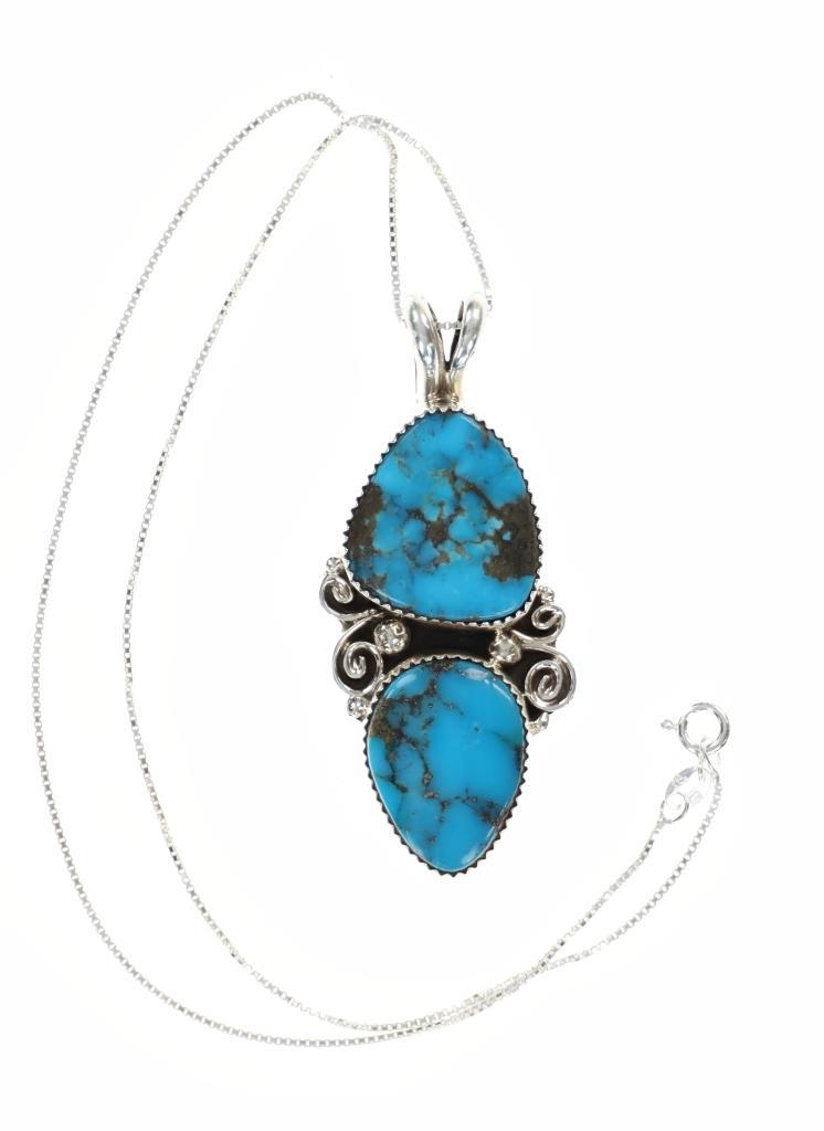 Navajo Sterling Silver Multi Turquoise Jewelry