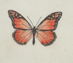 Sandy Scott "Butterflies I" Etching 1970-90s