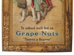 Grape-Nut Cereal Tin Advertisement 1910-20s