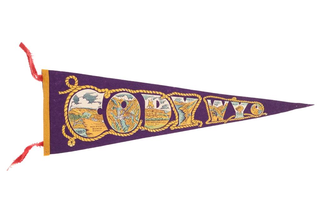 MT, WY & Yellowstone Nat'l Park Pennant Flags (14)