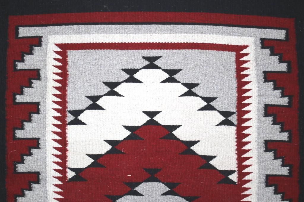 Zapotec Oaxaca Ganado Medallion Rug c. 1960's