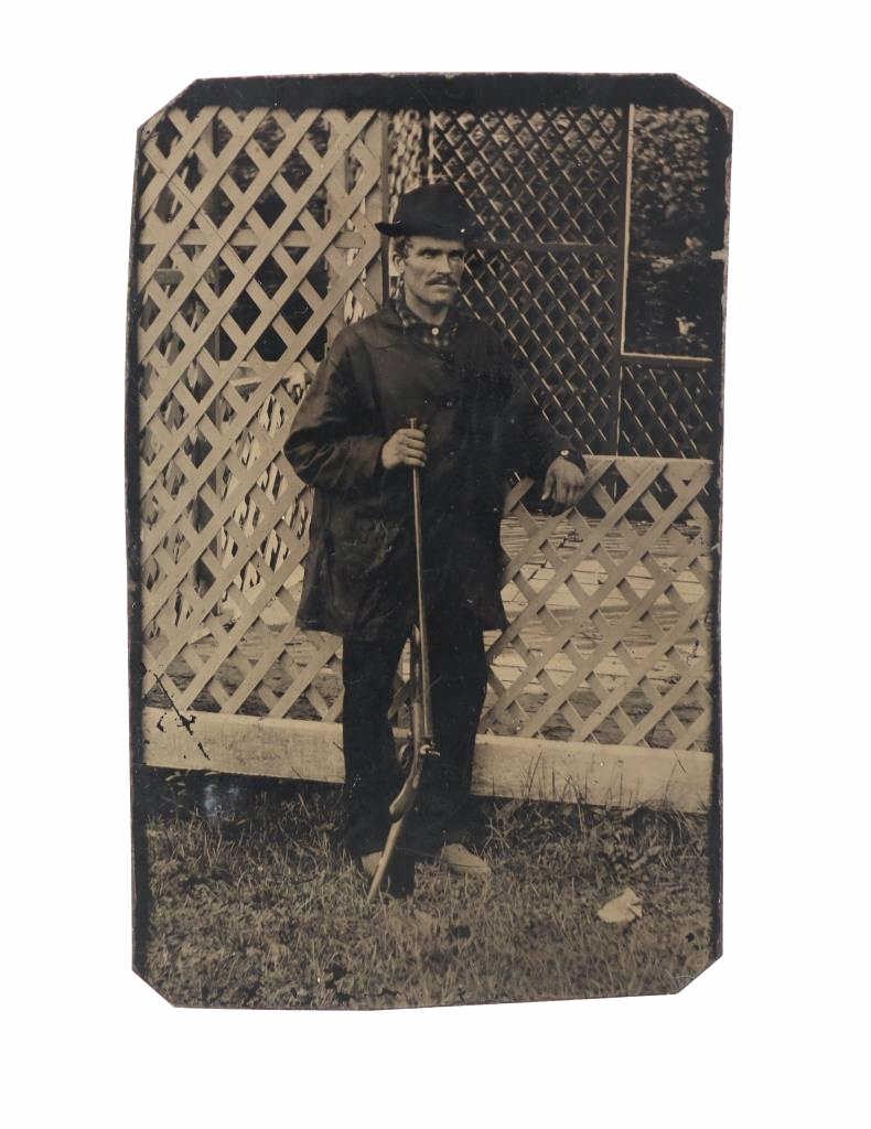 American Male Hunter's Professional Tintypes c1870