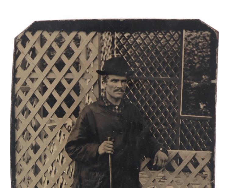 American Male Hunter's Professional Tintypes c1870