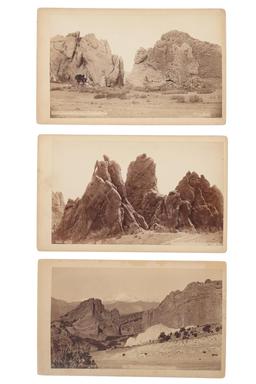 W.E. Hook Garden of the Gods Cabinet Card Photos