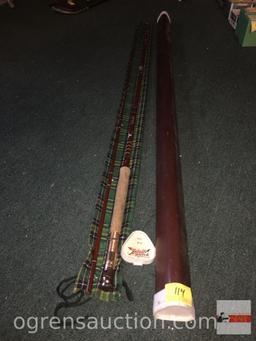 Fishing - Fly Rod - Fenwick 2 pc. Fiberglass Model #FF85, #J 10286, 8'6" 4 1/8oz