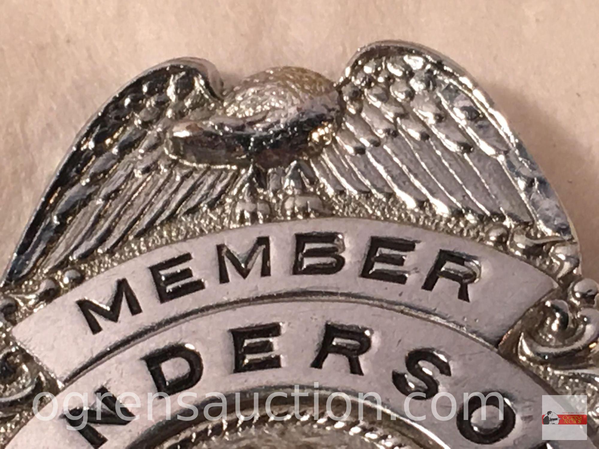 Badge - Member Anderson Fire Dept. 2.25"hx1.25"w