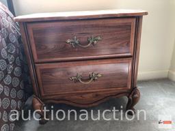 Furniture - Nightstand, matches dresser Lot 25 and other nightstand Lot 58, 24"wx23"hx15"d