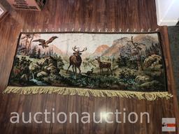 Tapestry - Wildlife, 65"wx32"h