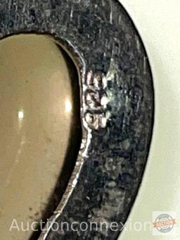 Jewelry - Smokey Quartz oval cabochon pendant gemstone in .925 silver bezel
