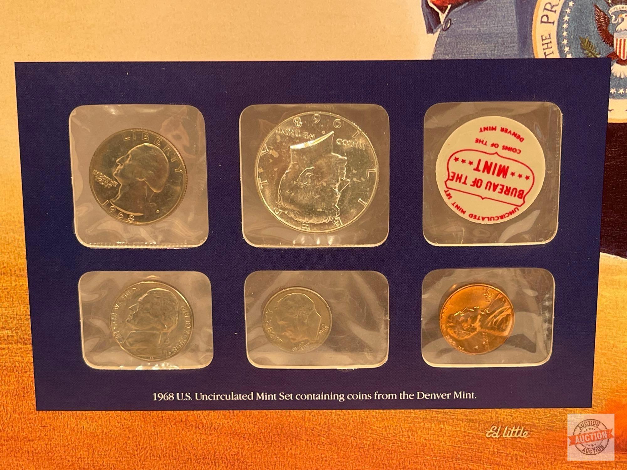 25 years of US uncirculated coin mint sets, PCS, 1963-1988