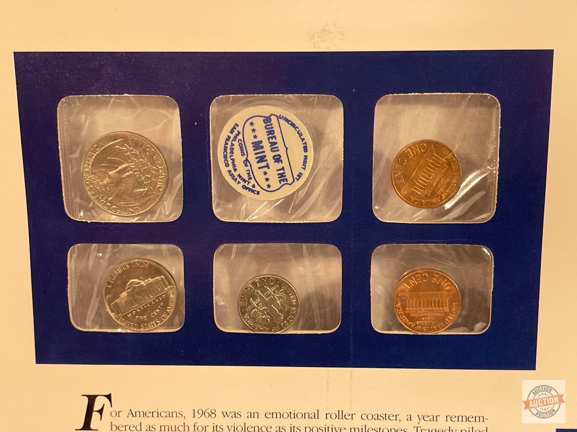 25 years of US uncirculated coin mint sets, PCS, 1963-1988