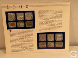 25 years of US uncirculated coin mint sets, PCS, 1963-1988