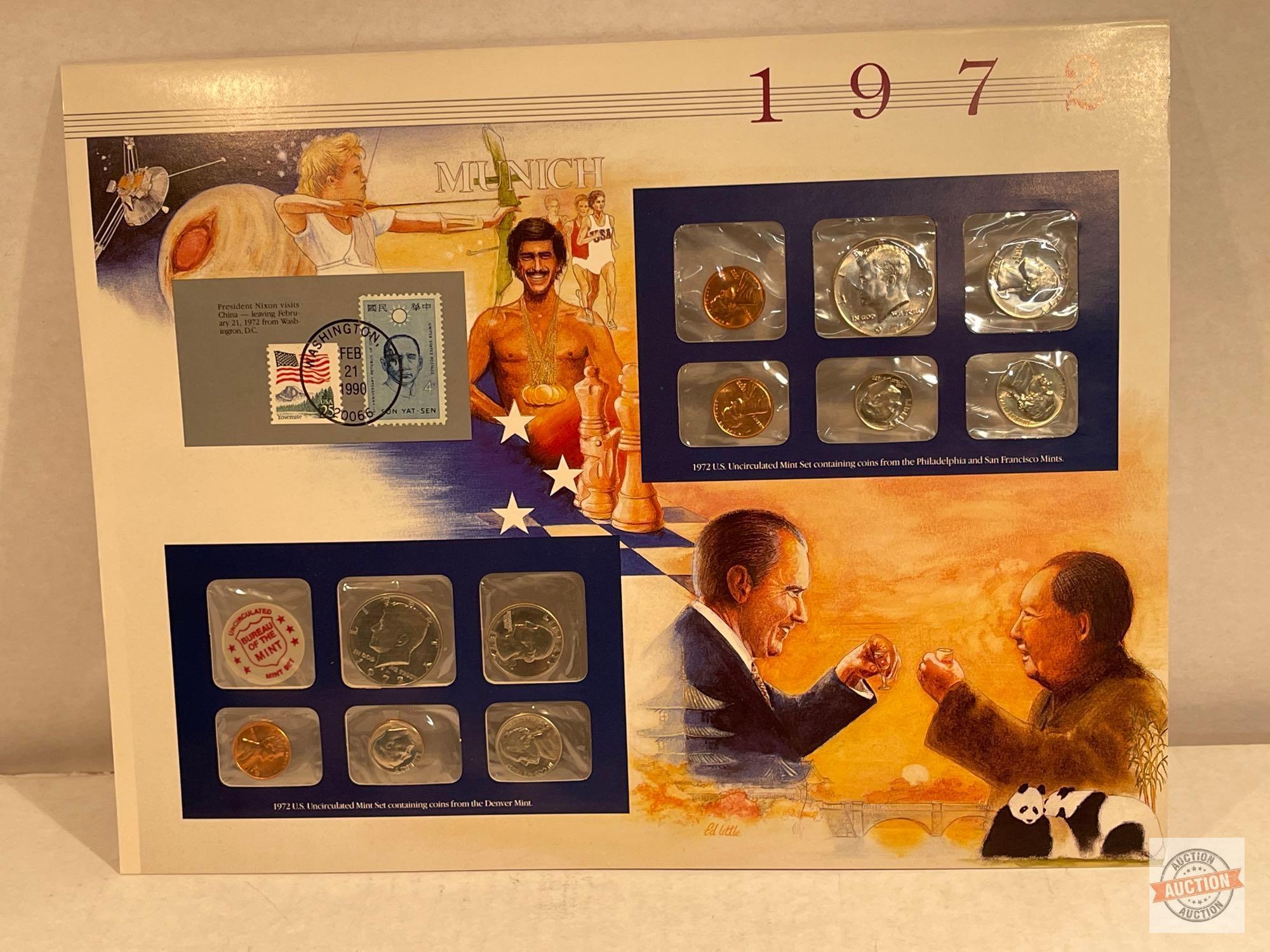 25 years of US uncirculated coin mint sets, PCS, 1963-1988