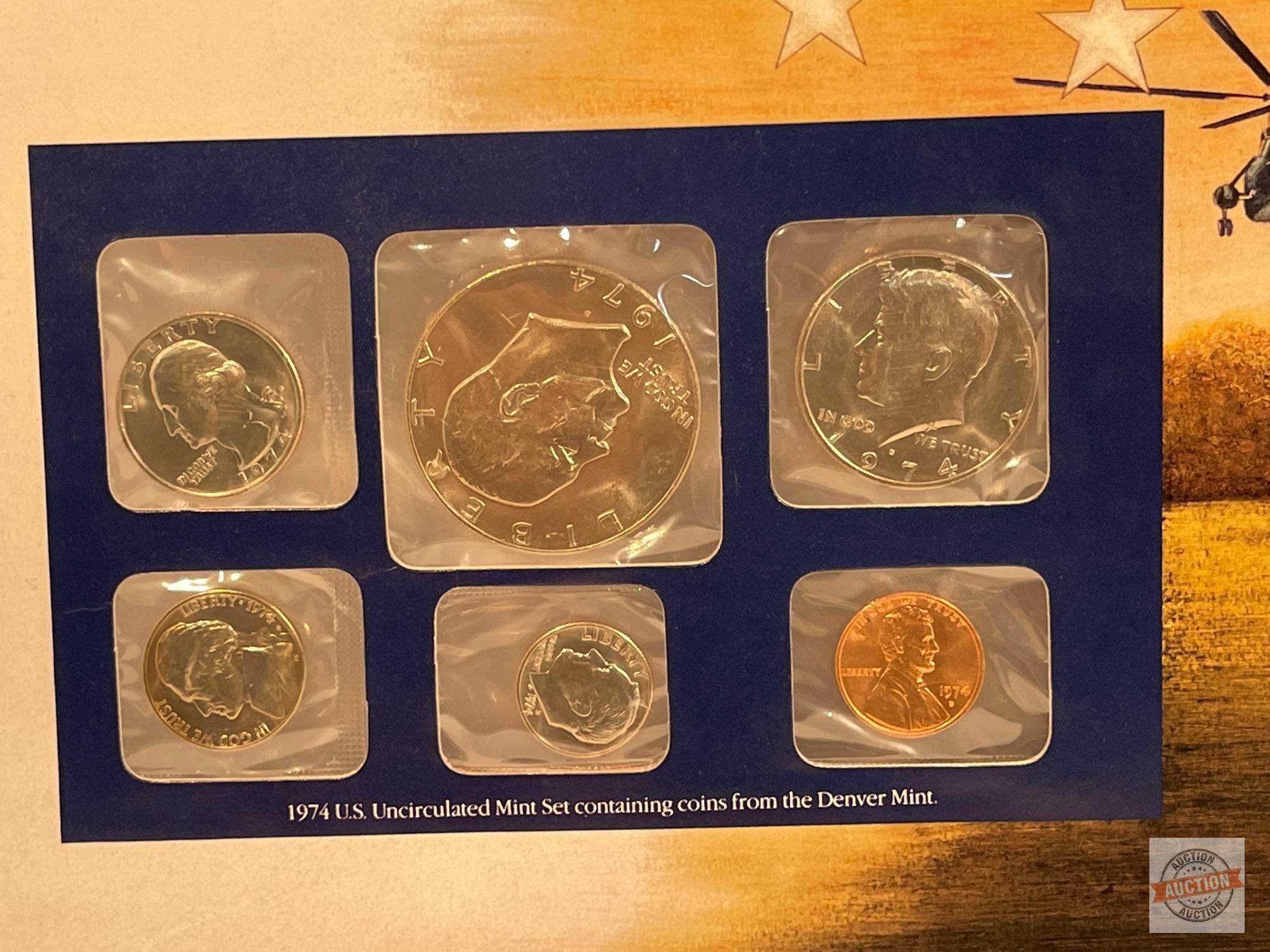 25 years of US uncirculated coin mint sets, PCS, 1963-1988