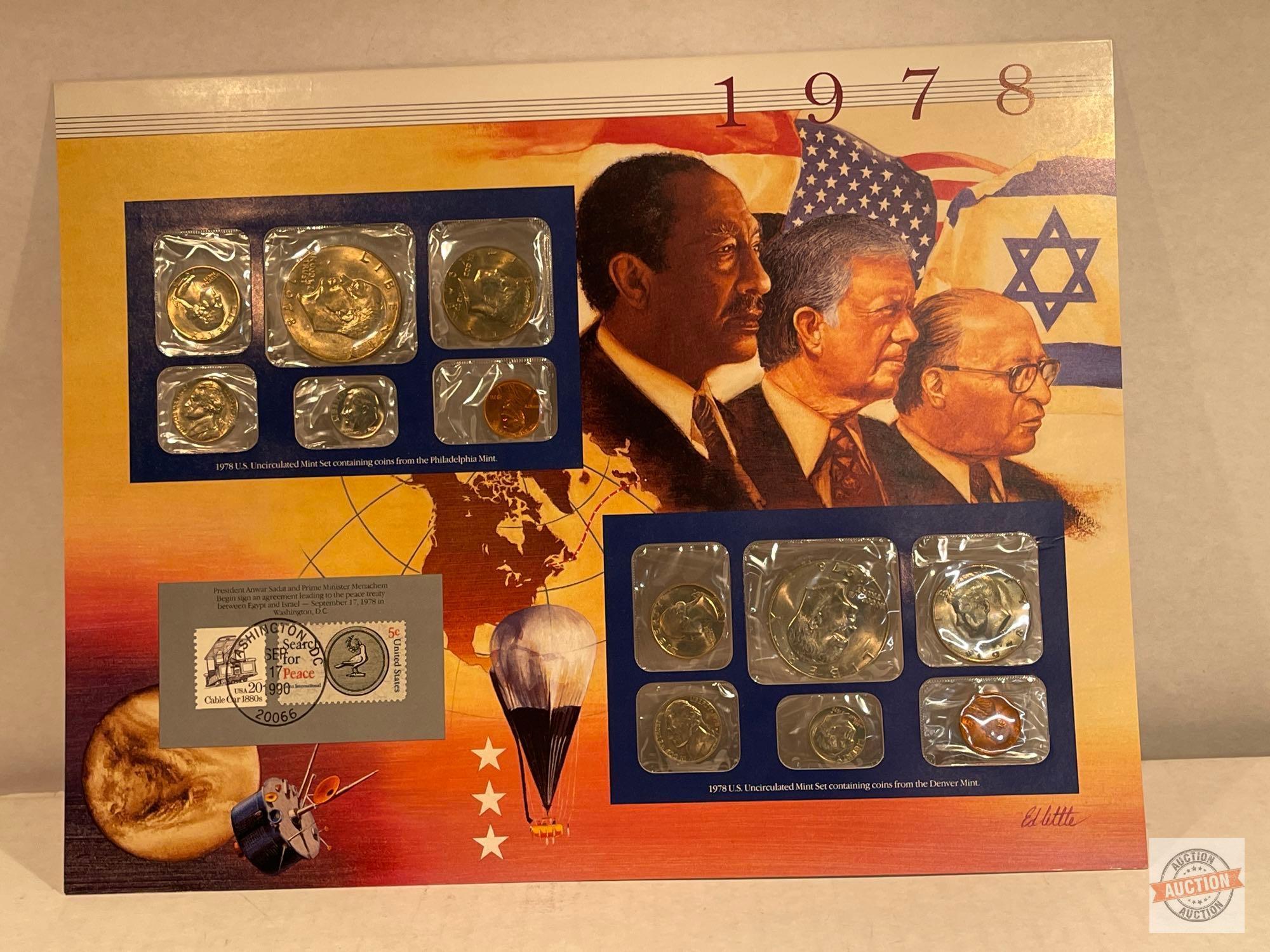 25 years of US uncirculated coin mint sets, PCS, 1963-1988