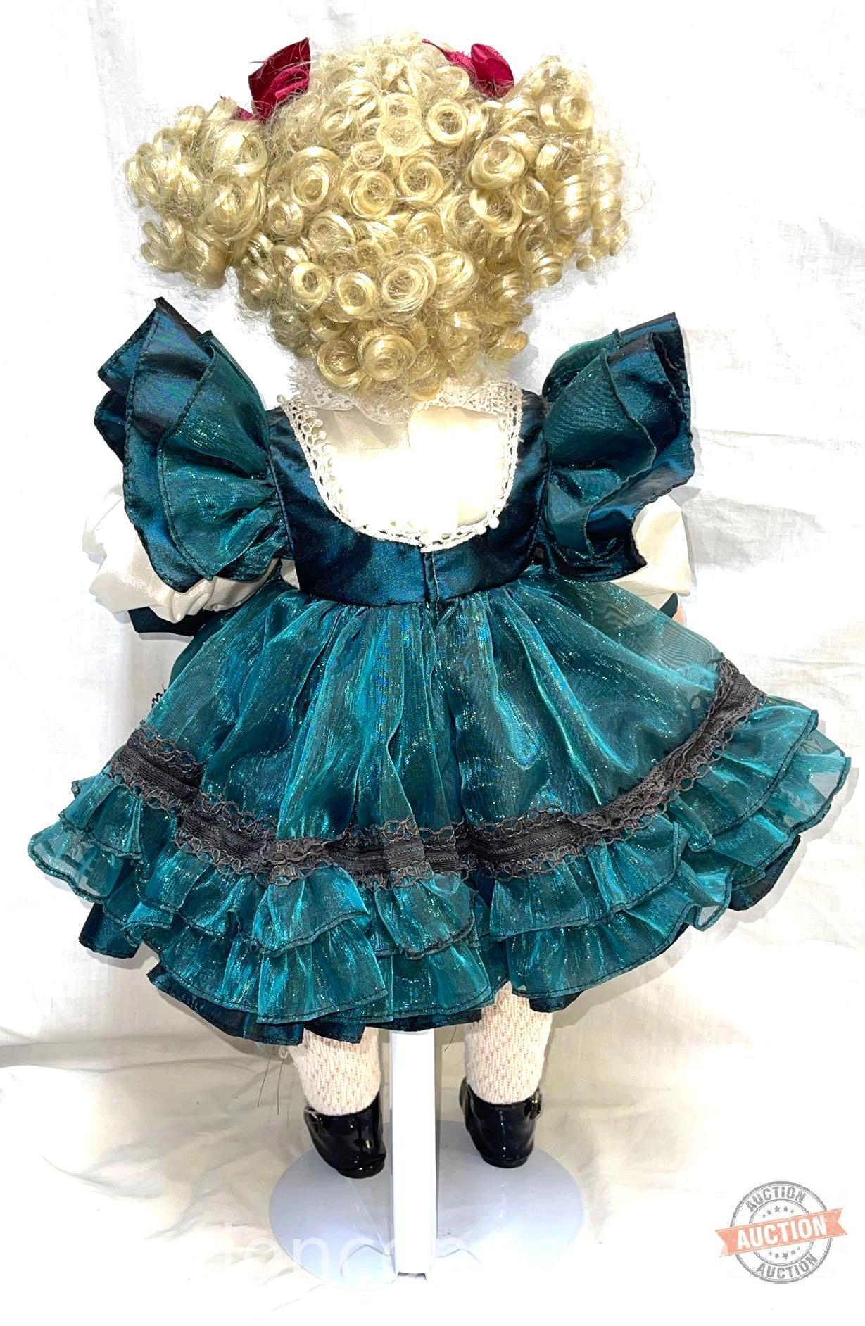 Doll - Porcelain Collector Doll, Seymour Mann, 20"h