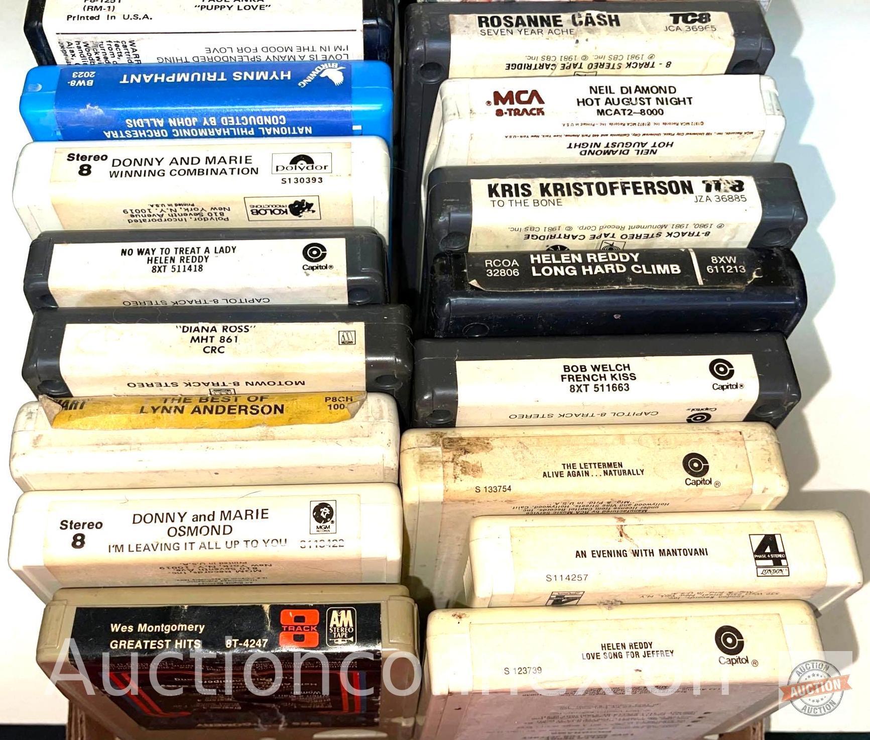 Music - Vintage 8-track tapes, 24 ct