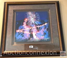 Artwork - Skyline Scenics "Annual New Year's Eve Torch Run & Fireworks,